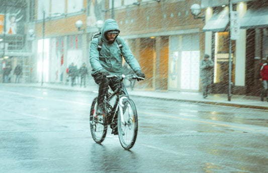 Riding an Electric Bike in the Rain