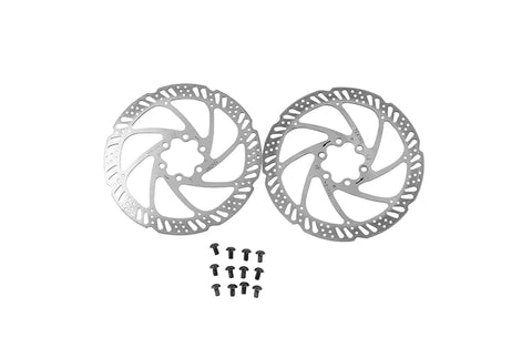Electric bicycle disc brake rotor accessories