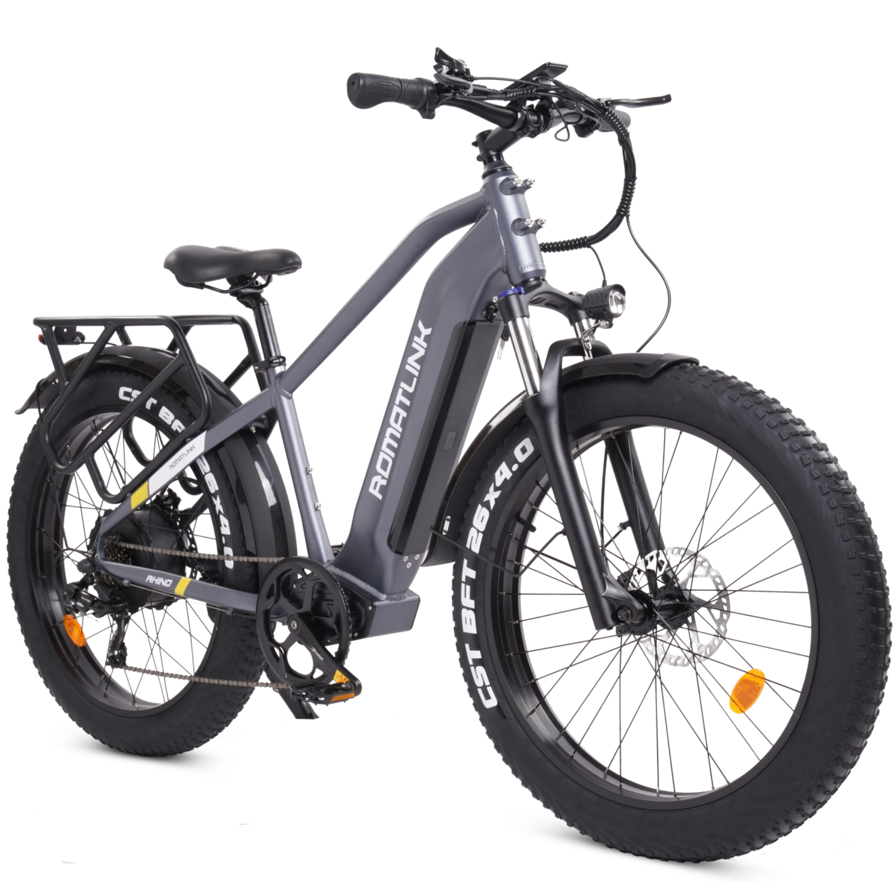 Romatlink Rhino Step-over 26x4.0 Fat Tire Electric Bike